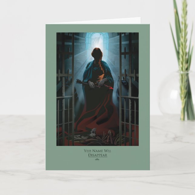 Ihr Name wird verschwinden Karte (Vorderseite)