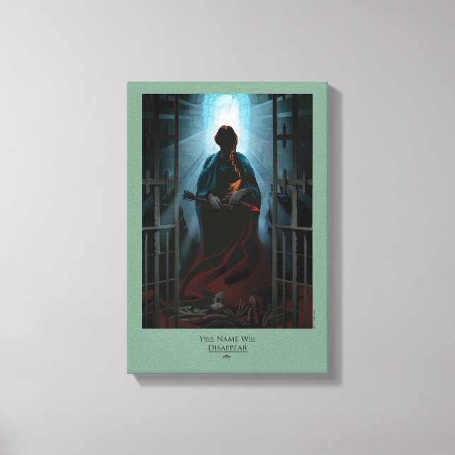 Ihr Name wird verschwinden Leinwanddruck (Vorderseite)