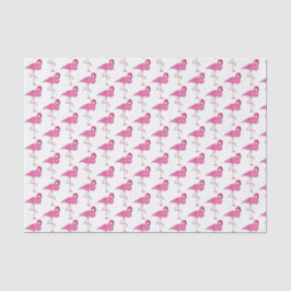 Ihr Niedlicher tropischer Flamingo Summer Bird Seidenpapier