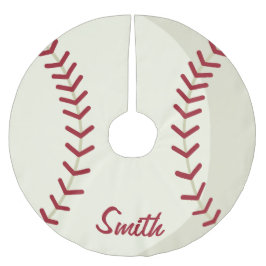 Ihr Offizielles amerikanisches Baseball-Weihnachte Polyester Weihnachtsbaumdecke