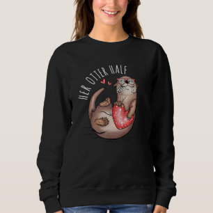 Ihr Otter-Halb-Paar passende Paare Sein und Ihr Va Sweatshirt