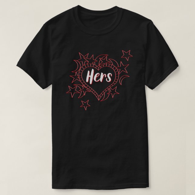 Ihr Paar Valentiner T - Shirt (Design vorne)