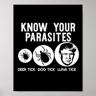 Ihr Parasiten Anti-Trump Resist T Shirt Funny Gif Poster