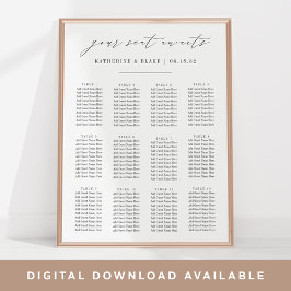 Ihr Platz wartet | Skriptsitzdiagramm Poster