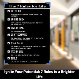 Ihr Potenzial entfachen: 7 Regeln für ein helleres Poster