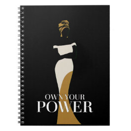 Ihr Power: Ein Portrait von Vertrauen und Anmut Notizblock
