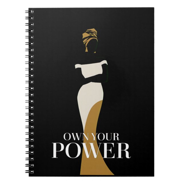 Ihr Power: Ein Portrait von Vertrauen und Anmut Notizblock (Vorderseite)