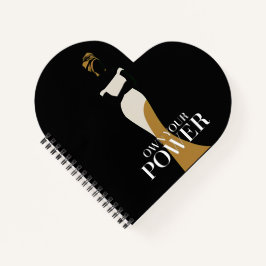 Ihr Power: Ein Portrait von Vertrauen und Anmut Notizbuch