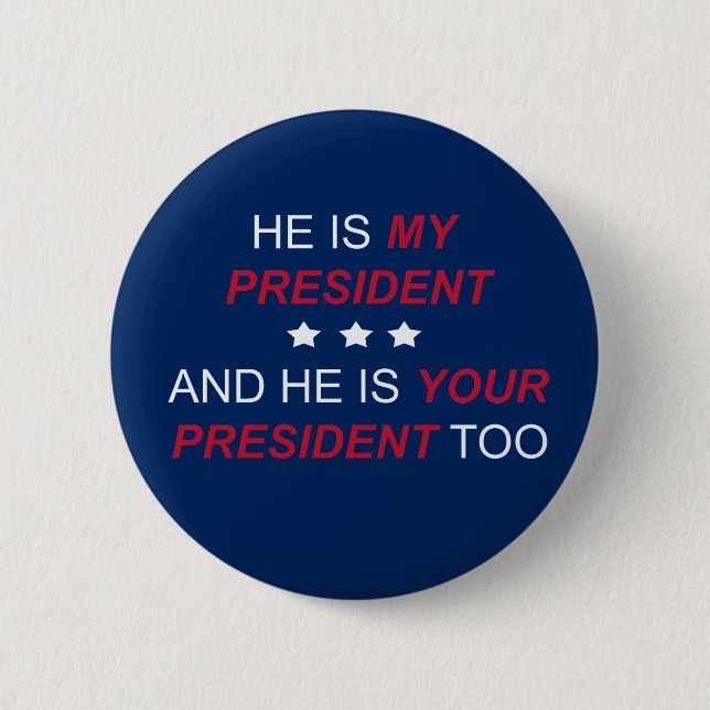 Ihr Präsident Button (Vorderseite)