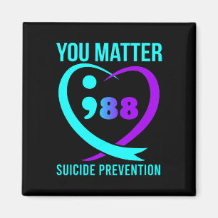 Ihr Problem 988 Suizidprävention Bewusstsein Magnet