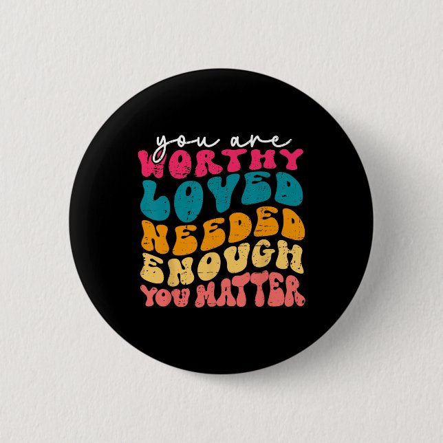 Ihr Problem Kindheit sei gütig und psychisch gesun Button (Vorderseite)
