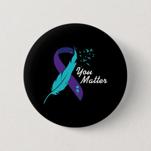 Ihr Problem Ribbon Suizid Awareness Mental Health Button