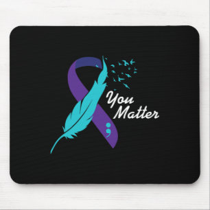 Ihr Problem Ribbon Suizid Awareness Mental Health Mousepad
