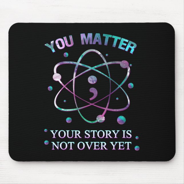 Ihr Problem Suizid Prävention Ihre Geschichte ist  Mousepad (Vorne)