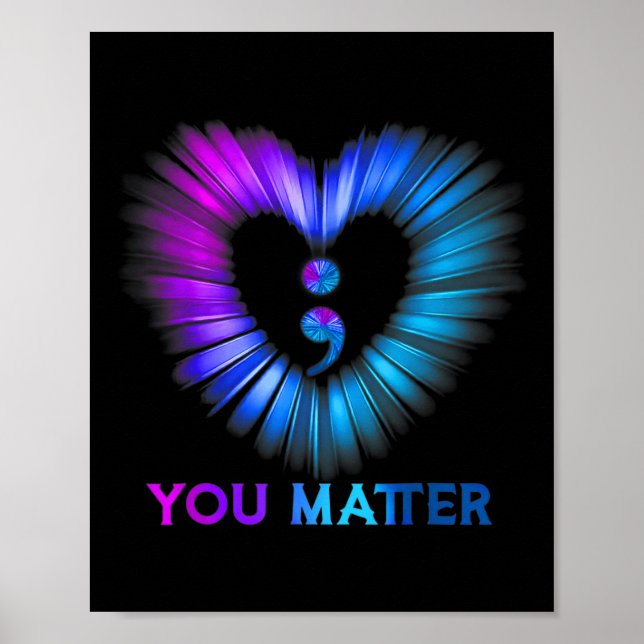 Ihr Problem Suizidbewusstsein und semische Prävent Poster (Vorne)