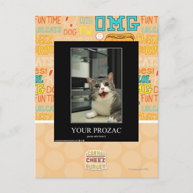 Ihr Prozac Postkarte (Vorderseite)