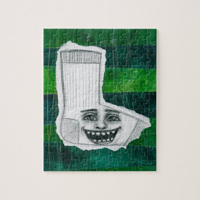 Ihr Puzzle mit verlorenem Sock (Vertikal)