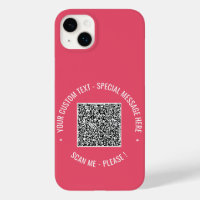 Ihr QR-Code Benutzerdefinierter Text iPhone Fall F