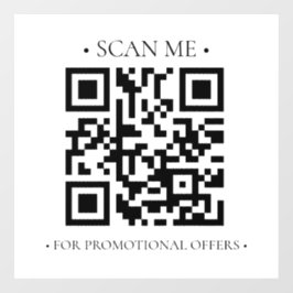 Ihr QR-Code Fensteraufkleber