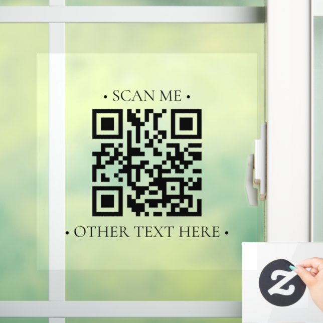 Ihr QR-Code Fensteraufkleber (Zuhause)