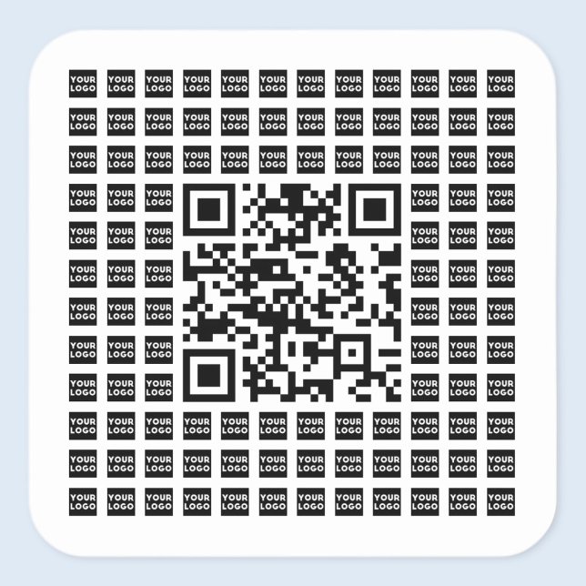Ihr QR-Code für Logos/Bilder geteert und bearbeite Quadratischer Aufkleber (Von Creator hochgeladen)