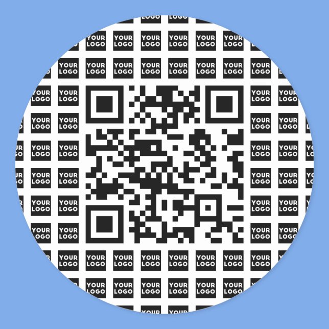 Ihr QR-Code für Logos/Bilder geteert und bearbeite Runder Aufkleber (Von Creator hochgeladen)