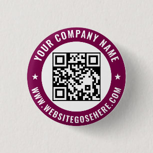 Ihr QR-Code-Geschäftsförderungsvorlagen-Design Button
