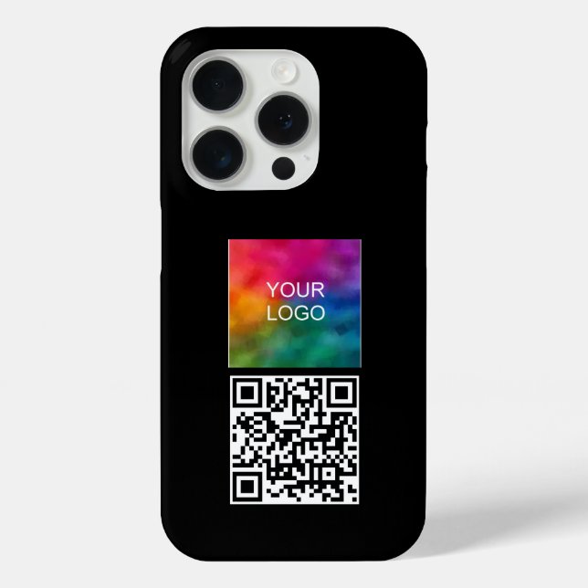 Ihr QR-Code Hochladen der Logo-Vorlage Elegant Mod Case-Mate iPhone Hülle (Rückseite)