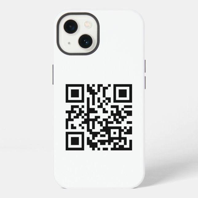 Ihr QR-Code iPhone Hülle (Rückseite)