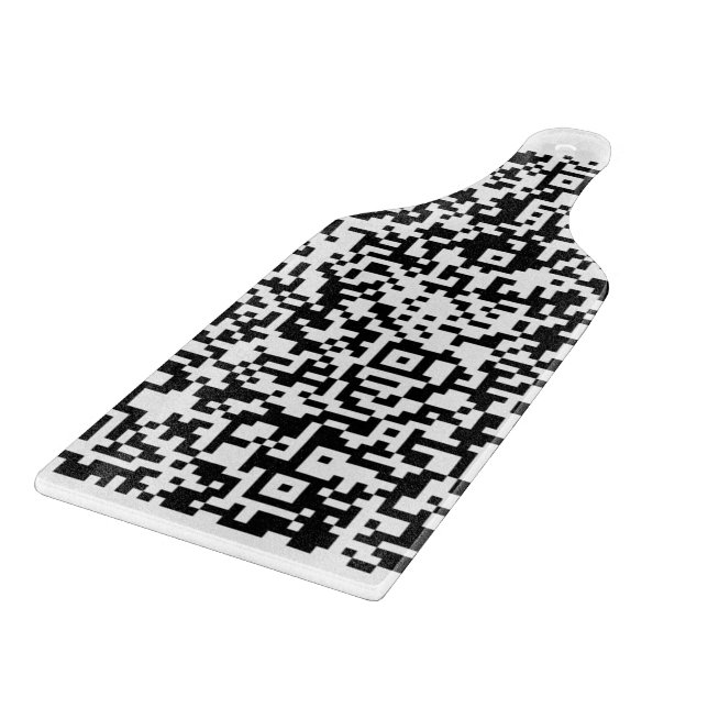 Ihr QR Code Scan Cutting Board - Farbe auswählen Schneidebrett (Ecke)