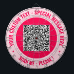 Ihr QR Code Scan Dart Board - Benutzerdefinierter  Dartscheibe<br><div class="desc">Wählen Sie Farben und Schriftart - Personalisierte Dartboards mit Ihrer QR Code Scan Info und Custom Text Beruflich Design Dart Boards Geschenk - Hinzufügen Ihres QR Codes - Bild oder Logo - Foto / Text - Name oder andere Infos / mehr - Neu vergrössern und verschieben oder entfernen / Elemente...</div>