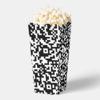 Ihr QR Code Scan Info Personalisiert Popcorn Feld