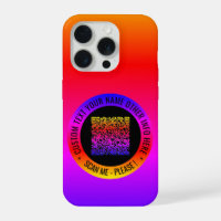 Ihr QR-Code scannt benutzerdefinierte Text iPhone 