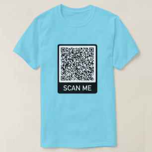 Ihr QR-Code scannt mich Personalisierter lustiger  T-Shirt