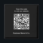 Ihr QR-Code Schwarz-weißes Werbegeschäft Magnet<br><div class="desc">Passen Sie dieses Black and White QR Code Promotional Business Magnet an, um ein einzigartiges und unvergessliches Werbeartikel für Ihr Unternehmen zu erstellen. Der Magnet zeichnet sich durch ein schlankes Schwarz-Weiß-Design aus und macht ihn optisch ansprechend und modern. Sie können den Magneten mit Ihrem eigenen QR-Code personalisieren, der von Kunden...</div>