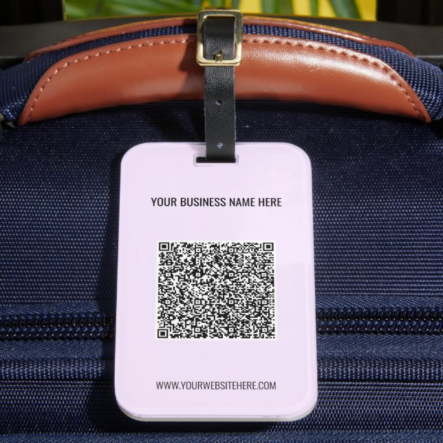 Ihr QR-Code - Tag für benutzerdefinierten Text und Gepäckanhänger (Vorderseite Insitu 2)