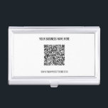 Ihr QR-Code und Ihr Fall mit benutzerdefinierter T Visitenkarten Dose<br><div class="desc">Benutzerdefinierte Farben und Schriftart - Personalisierter Fall mit Ihrer QR Code Scan Info und Firmenname Website oder Berufliche Design Werbeaktion Visitenkarte Cases / Geschenk - Hinzufügen Sie Ihren QR Code - Bild oder Logo / Name - Firma / Website oder E-Mail oder Telefon - Kontaktinformationen / Adresse oder Entfernen -...</div>