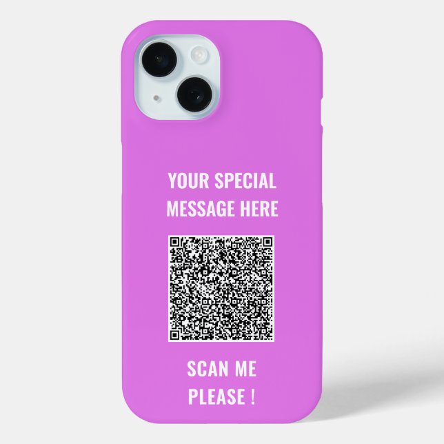 Ihr QR-Code und Ihr iPhone-Fall mit benutzerdefini Case-Mate iPhone Hülle (Rückseite)