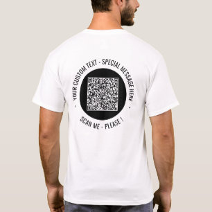 Ihr QR-Code und Ihr Personalisierter T - Shirt für