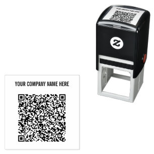 Ihr QR-Code und Ihre benutzerdefinierte Briefmarke Permastempel