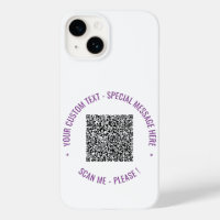 Ihr QR Code und Text benutzerdefiniert Farbe iPhon