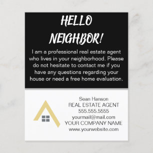 Ihr Realtor Real Anwesen Agent Marketing Flyer