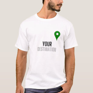 "Ihr Reiseziel" Herren T-Shirt – Reise-Inspiratio
