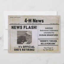 IHR RETIRING INVITATION (NEWSPAPIER) 4H NEWS