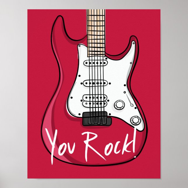 Ihr Rock Valentine's Day Poster Sign (Vorne)