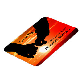 Ihr romantisches Foto benutzerdefiniert Speichern  Magnet