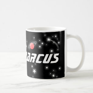 Ihr rotes Schwarzes des Namens (Raumes des Kaffeetasse
