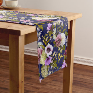 Ihr Royal Highness Navy Blue Table Runner Mittelgroßer Tischläufer