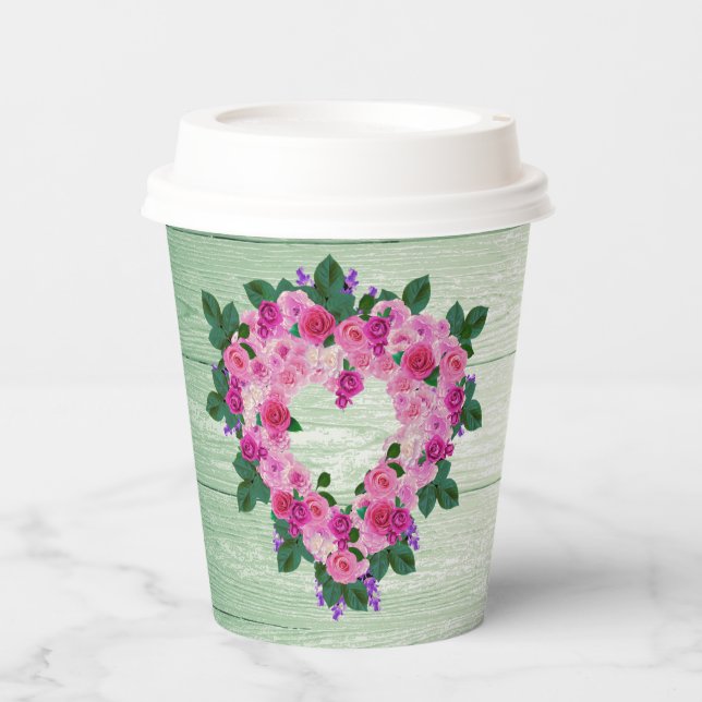 Ihr schönes Herz Pappbecher (Vorderseite)