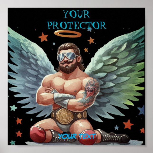 Ihr Schütze Angel Show Wrestler Poster (Vorne)